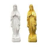 Virgin Mary Religious Resin Sculpture Art Crafts Home Christmas Decorations Gifts Store