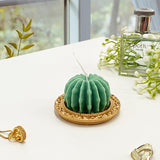 Ins Irregular Nordic Luxury Gold Candle Tray Earrings Jewelry Display Trinket Photo Props Ornaments Resin Ring Dish