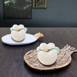Delicate Luxury Design Resin Candle Tray Jewelry Snack Dry Ring Display Jewelry Dish for Holiday Decoration Supplies