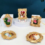 Ins Creative Christmas Tree Ornament Personalized Resin Sublimation Christmas Photo Frame Wall Hang Decoration