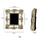 SYL Retro European Style Resin Photo Props Ins Photo Frame Earrings Background Photography Jewelry  Display