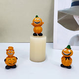 European INS Cute Cartoon 3D Pumpkin Magnetic Refrigerator Sticker Innovative Home Decorative Party Halloween Decor.