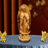 Our Lady of Guadalupe Religious Resin Sculpture Art Crafts Home Christmas Decorations Gifts Store