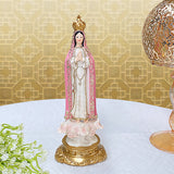 Resin Fatima Lady Statues Religious Gods Decorations Home Entrance Living Room Ornaments Southeast Home Decor.