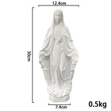 Virgin Mary Religious Resin Sculpture Art Crafts Home Christmas Decorations Gifts Store