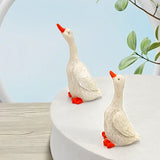 Micro Landscape Simulation Duck Decoration Landscaping Accessories Interior Resin Animal Design Crafts Gardening Decor.