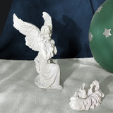 Cute Angel Girl Resin Decorations Creative Home and Travel Commemorative Gift for Christmas Art Theme