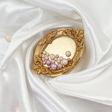 Ins Irregular Nordic Luxury Gold Candle Tray Earrings Jewelry Display Trinket Photo Props Ornaments Resin Ring Dish