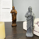Small Mexico Jesus Statue Religious Resin Sculpture Art Crafts Home Christmas Decorations Gifts Store for Home