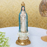 Resin Fatima Lady Statues Religious Gods Decorations Home Entrance Living Room Ornaments Southeast Home Decor.