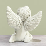 SYL Creative Little Angel Resin Crafts Ornaments for Living Room Bedroom Coffee Table Garden Decor Accessories