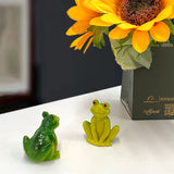 Micro Landscape Simulation Frog Decoration Landscaping Accessories Interior Resin Turtle Design Crafts Gardening Decor.
