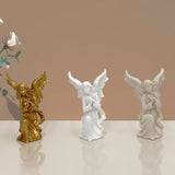Cute Angel Girl Resin Decorations Creative Home and Travel Commemorative Gift for Christmas Art Theme