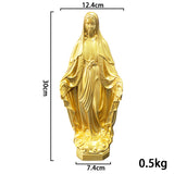 Virgin Mary Religious Resin Sculpture Art Crafts Home Christmas Decorations Gifts Store