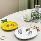 Delicate Luxury Design Resin Candle Tray Jewelry Snack Dry Ring Display Jewelry Dish for Holiday Decoration Supplies