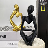 Nordic Hot Selling 3 Pcs Set of Home Decoration Abstract Figure Porch Living Room Decoration Resin Crafts