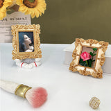 Ins Creative Christmas Tree Ornament Personalized Resin Sublimation Christmas Photo Frame Wall Hang Decoration
