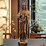 Big Mexico Jesus Statue Religious Resin Sculpture Art Crafts Home Christmas Decorations for Home