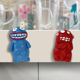 Creative Monster Resin Refrigerator Magnet Cartoon Creative Magnetic Sticker Fridge Magnet Home Decoration Magnet