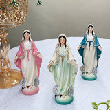 OEM Virgin Mary Statue New Resin Mexico Figurine Religious Statue Church Gift Resin Crafts Home Decoration