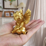 SYL Creative Little Angel Resin Crafts Ornaments for Living Room Bedroom Coffee Table Garden Decor Accessories