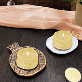 Delicate Luxury Design Resin Candle Tray Jewelry Snack Dry Ring Display Jewelry Dish for Holiday Decoration Supplies