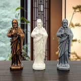 Small Mexico Jesus Statue Religious Resin Sculpture Art Crafts Home Christmas Decorations Gifts Store for Home