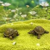 Micro Landscape Simulation Frog Decoration Landscaping Accessories Interior Resin Turtle Design Crafts Gardening Decor.
