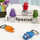 Funny Monster Resin Multifunctional Refrigerator Sticker Creative Opening Novelty Bottle Opener for Beer Wine Soda