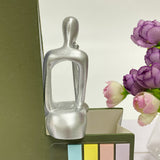Nordic Home Porch Living Room Model Room Creative Resin Crafts Light Luxury Sitting Abstract Figure Art Decoration