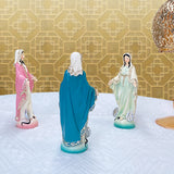 OEM Virgin Mary Statue New Resin Mexico Figurine Religious Statue Church Gift Resin Crafts Home Decoration