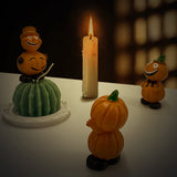 3pcs set Nordic Style Pumpkin Suit Resin Craft Ornaments Halloween Living Room Desktop Coffee Decoration Party Decorations