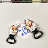 Chef Creative Magnetic Multi-Functional Refrigerator Sticker Novelty Bottle Opener for Beer Soda Drink Unique Gift