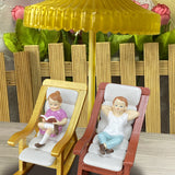 Creative Rolling Chair Boys Girls Set Religious Resin Sculpture Art Crafts Home Decoration Exquisite Gift
