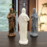 Small Mexico Jesus Statue Religious Resin Sculpture Art Crafts Home Christmas Decorations Gifts Store for Home