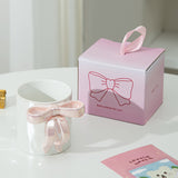 Creative Hand Pinched Irregular Bow Embossed Ceramic Coffee Mug New Arrival Milk Mug for Business Gifts
