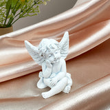 SYL Creative Little Angel Resin Crafts Ornaments for Living Room Bedroom Coffee Table Garden Decor Accessories