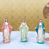 OEM Virgin Mary Statue New Resin Mexico Figurine Religious Statue Church Gift Resin Crafts Home Decoration