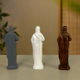Small Mexico Jesus Statue Religious Resin Sculpture Art Crafts Home Christmas Decorations Gifts Store for Home