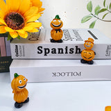 European INS Cute Cartoon 3D Pumpkin Magnetic Refrigerator Sticker Innovative Home Decorative Party Halloween Decor.