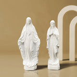 Virgin Mary Religious Resin Sculpture Art Crafts Home Christmas Decorations Gifts Store