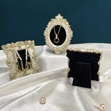 SYL Retro European Style Resin Photo Props Ins Photo Frame Earrings Background Photography Jewelry  Display