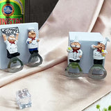 Chef Creative Magnetic Multi-Functional Refrigerator Sticker Novelty Bottle Opener for Beer Soda Drink Unique Gift