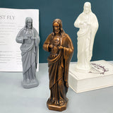Big Mexico Jesus Statue Religious Resin Sculpture Art Crafts Home Christmas Decorations for Home