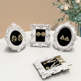 SYL Retro European Style Resin Photo Props Ins Photo Frame Earrings Background Photography Jewelry  Display