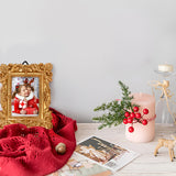 Ins Creative Christmas Tree Ornament Personalized Resin Sublimation Christmas Photo Frame Wall Hang Decoration