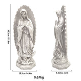 Our Lady of Guadalupe Religious Resin Sculpture Art Crafts Home Christmas Decorations Gifts Store