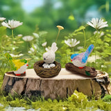 Micro Landscape Simulation Bird Decoration Landscaping Accessories Interior Resin Animal Design Crafts Gardening Decor.