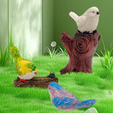 Micro Landscape Simulation Bird Decoration Landscaping Accessories Interior Resin Animal Design Crafts Gardening Decor.