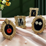 SYL Retro European Style Resin Photo Props Ins Photo Frame Earrings Background Photography Jewelry  Display